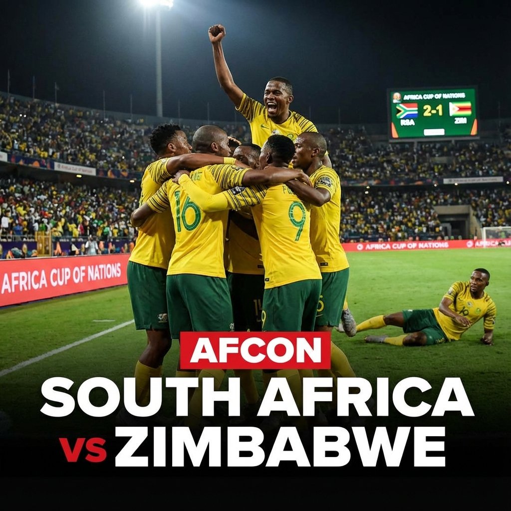 Afrique du Sud 3-2 Zimbabwe : Qualification au bout de la folie !